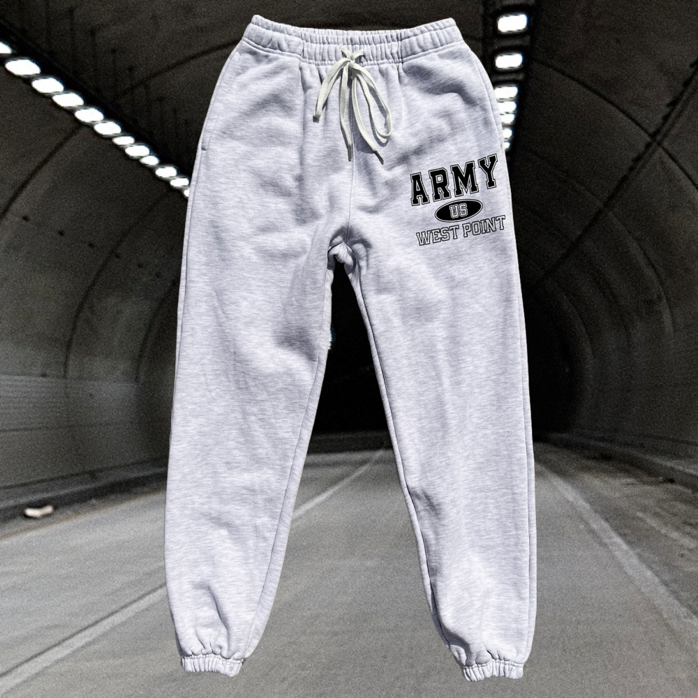 Army West Point Sweat Pants - W Melange Grey